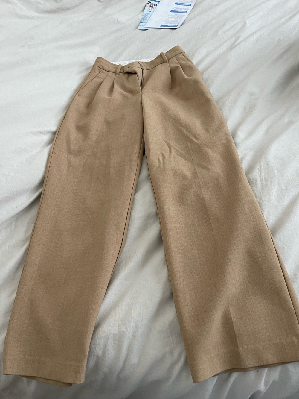 Wilfred Men's Wide-Leg Chinos in Tan
